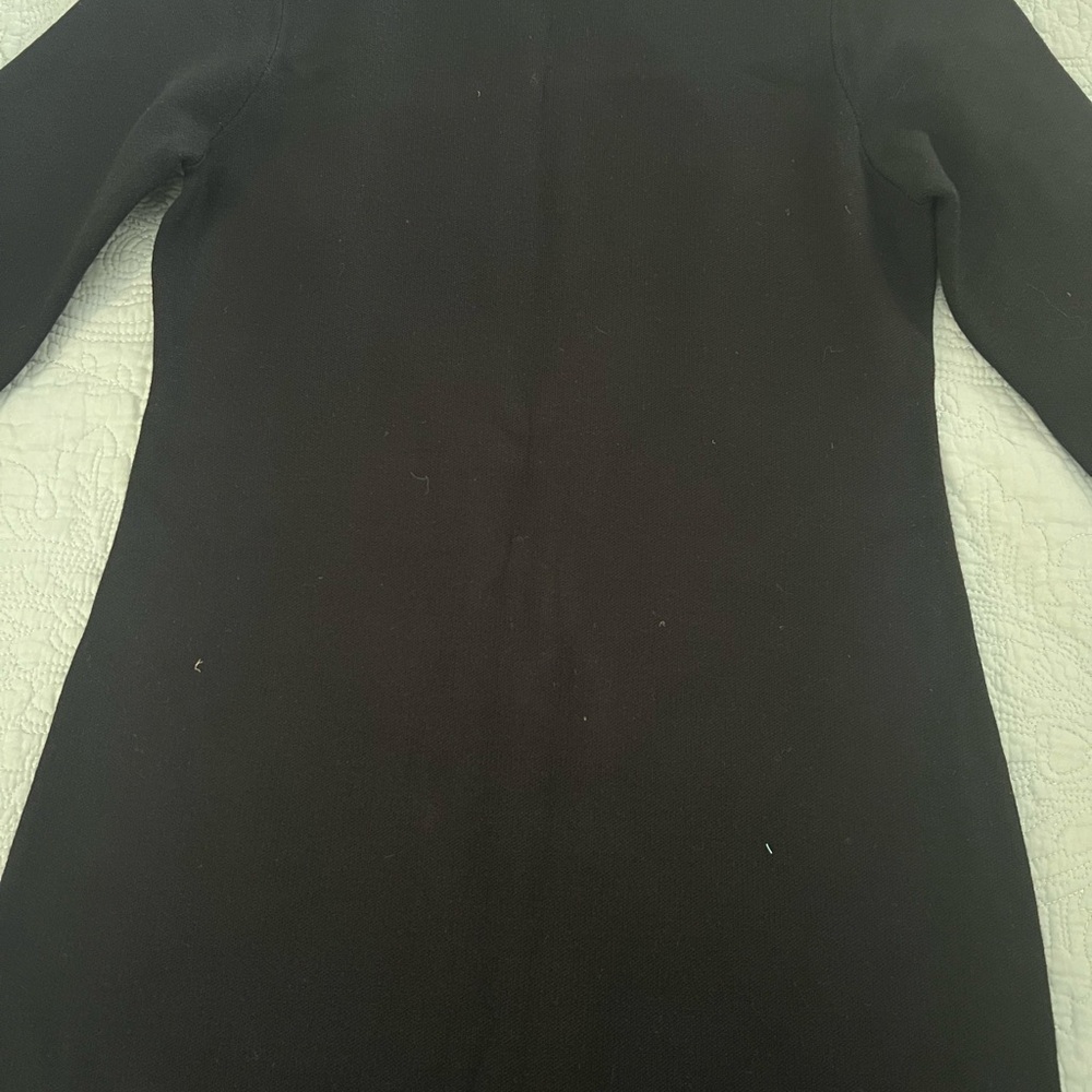 Elegant Black Long Sleeve Dress
